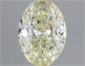 Natural Diamond 1.00 Carats, Oval with  Cut, M Color, SI1 Clarity and Certified by IGI
