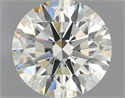 Natural Diamond 1.52 Carats, Round with Excellent Cut, L Color, VS2 Clarity and Certified by IGI