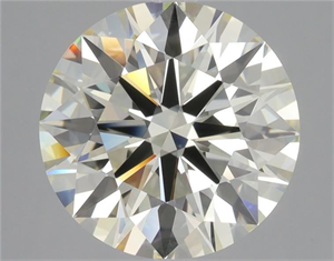 Foto Diamante Natural 3.58 quilates, Redondo , Color L, claridad VVS1 y certificado HRD de