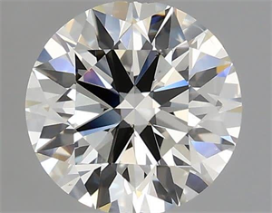 Picture of Natural Diamond 0.97 Carats, Round with Excellent Cut, J Color, VS2 Clarity and Certified by IGI
