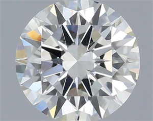 Picture of Natural Diamond 0.50 Carats, Round with Excellent Cut, H Color, VS1 Clarity and Certified by IGI