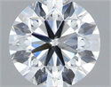 Natural Diamond 0.70 Carats, Round with Very Good Cut, G Color, SI1 Clarity and Certified by IGI