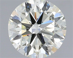 Picture of Natural Diamond 0.80 Carats, Round with Excellent Cut, K Color, SI1 Clarity and Certified by IGI