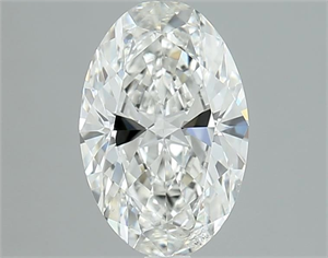 Picture of Natural Diamond 1.01 Carats, Oval with  Cut, G Color, SI1 Clarity and Certified by GIA