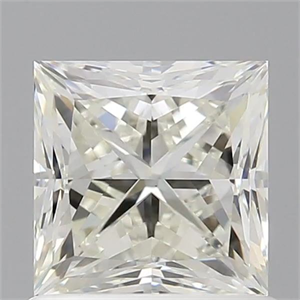 Picture of Natural Diamond 1.00 Carats, Princess with  Cut, H Color, VS1 Clarity and Certified by IGI