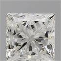 Natural Diamond 0.75 Carats, Princess with  Cut, H Color, VVS1 Clarity and Certified by IGI