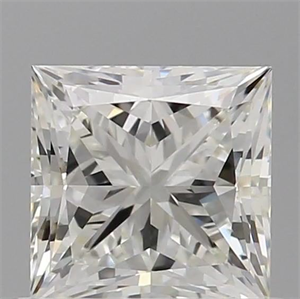 Picture of Natural Diamond 0.75 Carats, Princess with  Cut, H Color, VVS1 Clarity and Certified by IGI