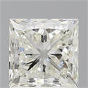 Natural Diamond 0.86 Carats, Princess with  Cut, H Color, IF Clarity and Certified by IGI