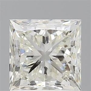 Picture of Natural Diamond 0.86 Carats, Princess with  Cut, H Color, IF Clarity and Certified by IGI