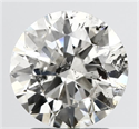 Natural Diamond 2.00 Carats, Round with Excellent Cut, I Color, SI2 Clarity and Certified by HRD
