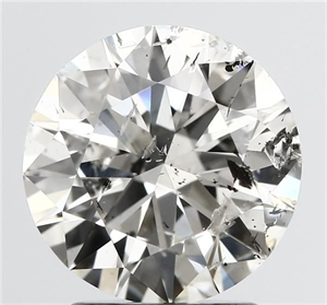 Picture of Natural Diamond 2.00 Carats, Round with Excellent Cut, I Color, SI2 Clarity and Certified by HRD