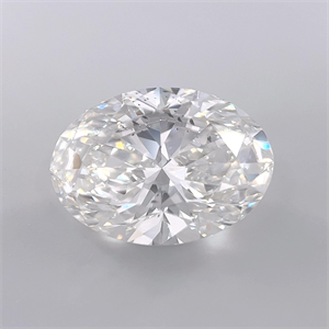 Picture of Natural Diamond 4.02 Carats, Oval with  Cut, H Color, SI1 Clarity and Certified by GIA