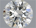 Natural Diamond 0.40 Carats, Round with Excellent Cut, J Color, SI2 Clarity and Certified by IGI