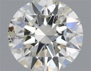 Picture of Natural Diamond 0.40 Carats, Round with Excellent Cut, J Color, SI2 Clarity and Certified by IGI
