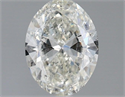 Natural Diamond 1.01 Carats, Oval with  Cut, I Color, SI2 Clarity and Certified by IGI