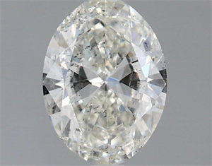 Picture of Natural Diamond 1.01 Carats, Oval with  Cut, I Color, SI2 Clarity and Certified by IGI