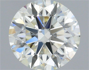 Picture of Natural Diamond 0.81 Carats, Round with Excellent Cut, K Color, VS2 Clarity and Certified by IGI