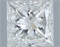 Natural Diamond 0.51 Carats, Princess with  Cut, I Color, IF Clarity and Certified by IGI