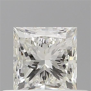 Picture of Natural Diamond 0.50 Carats, Princess with  Cut, H Color, VVS1 Clarity and Certified by IGI