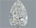 Diamante Natural 0.50 quilates, De pera , Color H, claridad VVS2 y certificado IGI