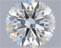 Natural Diamond 0.60 Carats, Round with Excellent Cut, I Color, VS2 Clarity and Certified by IGI