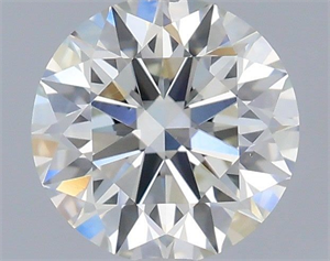Picture of Natural Diamond 0.60 Carats, Round with Excellent Cut, I Color, VS2 Clarity and Certified by IGI