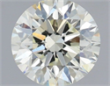 Diamante Natural 0.61 quilates, Redondo , Color K, claridad SI1 y certificado IGI
