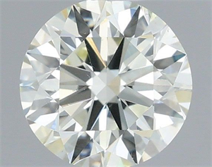Picture of Natural Diamond 0.46 Carats, Round with Excellent Cut, K Color, VS2 Clarity and Certified by IGI