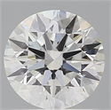 Natural Diamond 0.70 Carats, Round with Excellent Cut, F Color, VVS1 Clarity and Certified by IGI