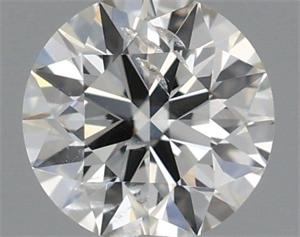 Picture of Natural Diamond 0.40 Carats, Round with Excellent Cut, I Color, SI2 Clarity and Certified by IGI
