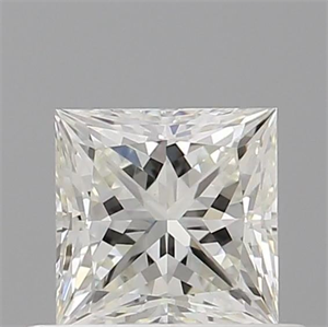 Picture of Natural Diamond 0.61 Carats, Princess with  Cut, H Color, VVS1 Clarity and Certified by IGI