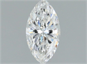 Natural Diamond 0.55 Carats, Marquise with  Cut, F Color, VVS1 Clarity and Certified by GIA