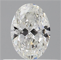 Natural Diamond 0.50 Carats, Oval with  Cut, G Color, VVS1 Clarity and Certified by GIA