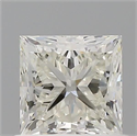 Natural Diamond 0.70 Carats, Princess with  Cut, H Color, VVS2 Clarity and Certified by IGI