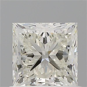 Picture of Natural Diamond 0.70 Carats, Princess with  Cut, H Color, VVS2 Clarity and Certified by IGI