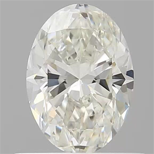 Picture of Natural Diamond 0.50 Carats, Oval with  Cut, H Color, VVS2 Clarity and Certified by IGI