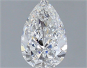 Diamante Natural 0.70 quilates, De pera , Color F, claridad VS2 y certificado GIA