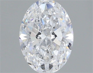 Picture of Natural Diamond 0.50 Carats, Oval with  Cut, D Color, SI2 Clarity and Certified by GIA