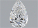 Natural Diamond 0.70 Carats, Pear with  Cut, F Color, SI2 Clarity and Certified by GIA