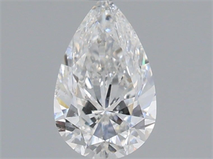 Picture of Natural Diamond 0.70 Carats, Pear with  Cut, F Color, SI2 Clarity and Certified by GIA