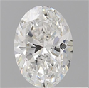 Natural Diamond 0.40 Carats, Oval with  Cut, E Color, VVS1 Clarity and Certified by IGI