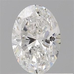 Picture of Natural Diamond 0.40 Carats, Oval with  Cut, E Color, VVS1 Clarity and Certified by IGI