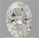 Natural Diamond 0.51 Carats, Oval with  Cut, G Color, VVS1 Clarity and Certified by IGI