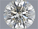 Natural Diamond 0.40 Carats, Round with Excellent Cut, I Color, SI2 Clarity and Certified by IGI