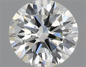 Picture of Natural Diamond 0.40 Carats, Round with Excellent Cut, I Color, SI2 Clarity and Certified by IGI