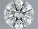 Diamante Natural 0.72 quilates, Redondo , Color I, claridad SI2 y certificado IGI