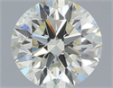Natural Diamond 0.81 Carats, Round with Excellent Cut, K Color, VS2 Clarity and Certified by IGI