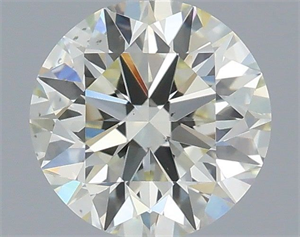 Picture of Natural Diamond 0.81 Carats, Round with Excellent Cut, K Color, VS2 Clarity and Certified by IGI