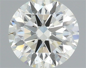Picture of Natural Diamond 0.81 Carats, Round with Excellent Cut, K Color, SI1 Clarity and Certified by IGI
