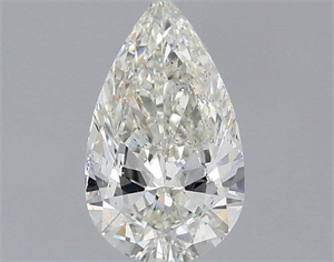Picture of Natural Diamond 0.50 Carats, Pear with  Cut, J Color, SI2 Clarity and Certified by GIA